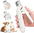 Motiilanco 2-in-1 Dog Nail Clippers & Grinder with LED Light, Quiet Electric Pet