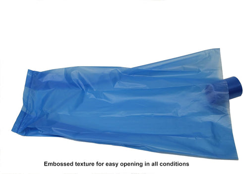 Easy Open Leak-Proof Dog Waste Bags, 13.25 x 9", Made in USA, Easier to Tie than Standard Bags (Blue)