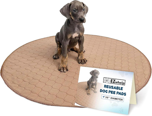 EZwhelp Reusable Dog Pee Pad, Washable Waterproof Mat for Dog Potty Training