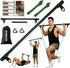 HOTWAVE Portable Resistance Band Bar, Adjustable 33"/45", Full Body Strength Training Fitness Bar for Home Workout
