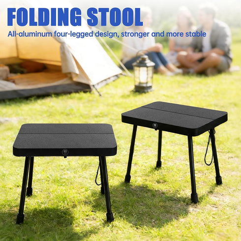 Hobychild Stool,2026 Portable Folding Camp New Lightweight Foldable Stool with Hanging rope,Compact Folding Seat