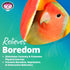 Super Bird Creations SB473 Peekaboo Perch Tent, 10”x4”x4.5”, Ideal Bird Cage Accessories for Small Birds