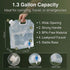 WMXWAN 6 Pack 1.3 (5L) With Spigot & Top Fill Cap, Gal Collapsible Water Containers, Dual Opening BPA Free PE Water