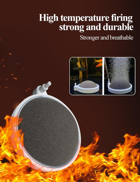 UPETTOOLS Aquarium Air Stone Fish Tank Bubbler, Small Nano Air Bubble Stone for Super High Dissolved Oxygen Diffuser