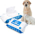 Dog Grooming Wipes - 200 count/2 packs Unscented Cat Wipes for Cleaning Fur - Plant Based Pet Wipes for Dogs - Large &