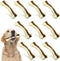 Sosation 10 Pcs Nylon Beef Flavor Dog Chew Toys for Aggressive Chewers, Tough Teething Bones for Medium Breed Dogs