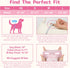 360 40 Dono Disposable Pull It Up Female Dog Diapers, Stretchy Waist Puppy Diapers, Super-Absorbent Doggie Diapers