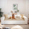 LiveGo Fuzzy Couch Covers for Pets, Garden Chic Cotton Protective Couch Cover, Pet Mat Bed Couch Cover (Milky Coffee)