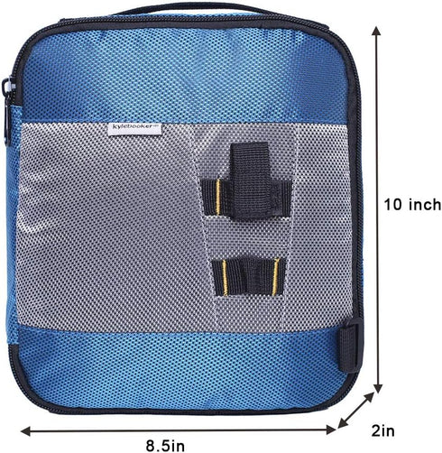 Kylebooker Soft Plastic Bait Storage Binders Organizer for Saltwater Fishing Lure Tackle Binder Bag