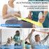 Resistance Bands Set for Working Out, Physical Therapy, Stretching, Suitable for Rehab, Yoga, Pilates, Home Exercise