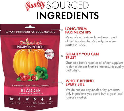 Grandma Lucy's Pumpkin Pouch, 6 oz, Bladder
