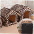 balacoo Dog Bed House, Kitten Bed for Small Dogs, Indoor Tent Bed, Warm Pattern House for Pets, Creative Tent