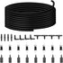 Aquarium Air Pump Accessories Set, 9.84/26.25/101.71 Feet Airline Tubing Hose, Check Valves, Air Stones, Connectors