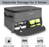 YOREPEK 2 Layer Waterproof Golf Trunk Organizer, Car Locker with Ventilated Compartment for 2 Pair Shoes