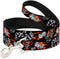 Dog Leash Flaming Dice, 6 Feet Long, 0.5 Inch Wide
