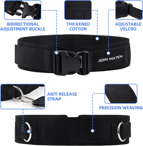 Workout Suspension Resistance Trainer System for Explosive Force, Speed, Stamina, and Muscle Building