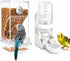 Rypet No Mess Bird Water Feeder Dispenser Set Automatic Bird Feeder Transparent