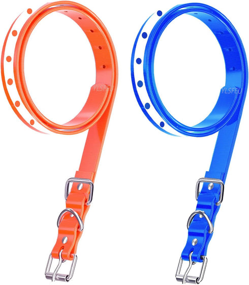 Dog Collar Strap for Electronic Training Shock Collar Receivers - Adjustable Durable Waterproof 3/4 Inch Replacement