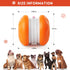 QGI Interactive Dog Toys, Random Path Electric Automatic Moving and Rolling Dogs Toy with Rope for Small Medium Large