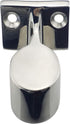 keehui Pair Heavy Duty 316SS 60° Marine Boat Stanchion Hand Rail Fitting LEFT-FRONT for 7/8" Tube