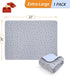 Washable,34x52 Pee Pads for Dogs Reusable Puppy Pads, Absorbent Whelping Pads with Bone Print, Non-Slip Waterproof Pet