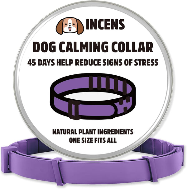 Calming Collar for Dogs, Adjustable to Alleviate Anxiety, Lasts 45 Days, Suitable for Small and Large Dogs