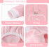 Dog Pajamas with D-Ring, Summer Puppy Clothes for Small Dogs, Cute Cat Outfit Apparel for Chihuahuas, Pink, Small