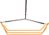 Search 'N Rescue Stretcher Golf Ball Retriever - Orange/Black, 35-Feet