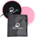 Serenily Sliders for Working Out | Core Exercise Sliders | 2 Dual Sided Gliding Discs for All Floors with Carry Bag &