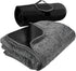 Tirrinia Outdoors Waterproof Throw Blanket - Sherpa Fleece Mat for Camping, Picnic, and Traveling