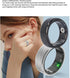 Smart Health Ring, IP68 Waterproof Ultralight Fitness Tracker Ring, Rechargeable Sports Monitor, Sleep Tracking