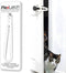 Bright White Cat Door Holder Latch - Fast Install Flex Latch Strap, Keeps Dogs Out of Litter & Food