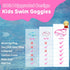 Vvinca Kids Swim Goggles for Ages 3-12 - 2024 Upgraded Design with Ear & Nose Plug, Anti-Fog No Leak Water Pool Goggle
