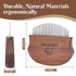LSORPWK Eye Comb for Dogs & Cats,Wooden Tear Stain Remover for Pets,Gentle Grooming Tool with Rounded Tips,Flea Comb