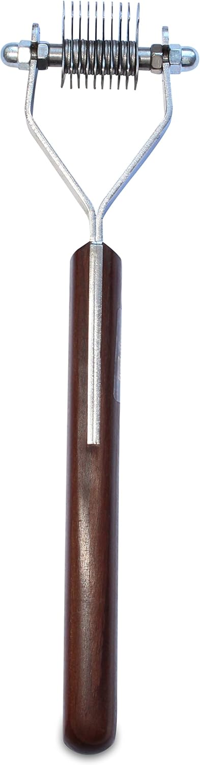 Mars Coat King Mini Dematting Undercoat Grooming Rake Tool for Dogs and Cats, 10-Blade Fine