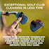 Frogger BrushPro Golf Club Cleaner with Ergonomic Grip, 2.5 ft. Retractable Cord, Sturdy Brush for Golfers