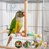 Yuanfenron Parrot Spinning Windmill Perch, Bird Toy Rotating Stand for Parakeets, Cockatiels, Budgies - Interactive