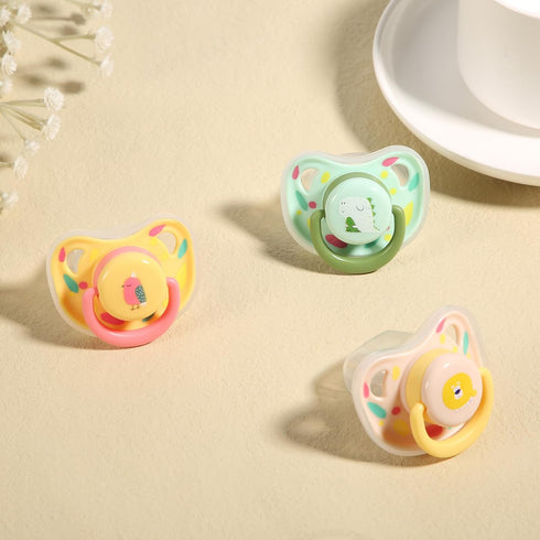 PEUTIER 3pcs (3 Dog Pacifiers, Silicone Puppy Kitten Calming Pacifier Cute Dog Pacifier Chew Toy Pacifier Dog Toy