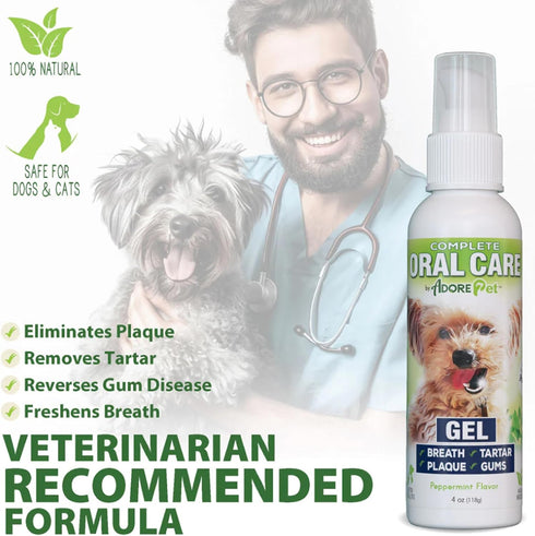 ADORE Pet, LLC 4 oz Adore Pet Complete Oral Care Gel for Dogs, Peppermint