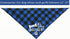 Big Brother Dog Bandana - Reversible Plaid Triangle Bibs Pet Scarf