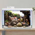 AWERT 36x18 inches Viewing Stone Fish Tank Background, Aquatic Plant River Bed & Lake Aquarium Vinyl