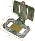 tactifans Tactical Plate Carrier Phone Mount, Universal Molle Phone Holder,Tactical Phone Holder Foldable Navigation