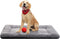 Dog Beds Crate Pad for Medium/Large Dogs, Ultra Soft Washable Anti-Slip Kennel Pad, Cozy Sleeping Mat, Gray 36inch