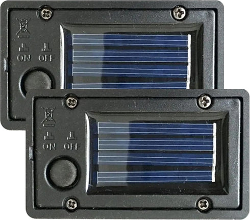 Eioflia Solar Batteries for Outdoor Solar Lights 2Pcs Waterproof Battery Box 2.8x1.6'' Lantern