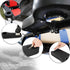 Golf Cart Armrest with Cup Holder for EZGO Club Car Yamaha, No Drilling Required Rear Seat Kits