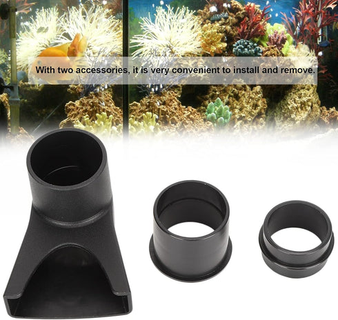 GLOGLOW Aquarium Nozzle, Plastic Pump Duckbill Nozzle for Fish Tank Plumbing Fitting