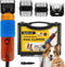 CGOLDENWALL Dog Hair Clipper for Grooming 200W Pet Clipper Kit with Spare