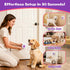 28 (0-115dB) ChunHee Dog Door Bells - Dog Potty Training Bell with Ringtones & Adjustable Volume | Chew-Proof Dog