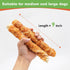 MON2SUN 9 Inch 23.28oz (6 Count-Pack 1) Dog Treats, Chicken Wrapped Rawhide Rolls Snacks, Teeth Cleaning and Long