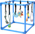 Puppy Play Gym with 8 Hanging Toys, Interactive Indoor Jungle Gym ABS